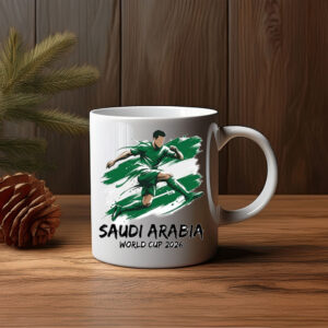 Saudi Arabia 2026 Green Sprint Soccer Mug