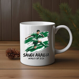 Saudi Arabia 2026 Green Sprint Soccer Mug