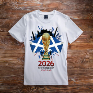 Scotland FIFA World Cup 2026 Trophy Graphic Shirt