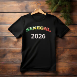 Senegal 2026 Africa Flag Colors Football Jersey Tee