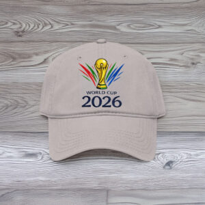 Soccer Trophy Embroidery World Cup 2026 Hat