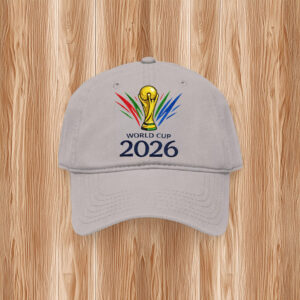 Soccer Trophy Embroidery World Cup 2026 Hat