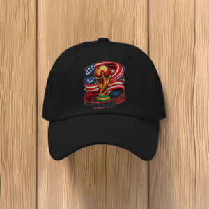 Soccer Trophy Flag World Cup USA 2026 Hat