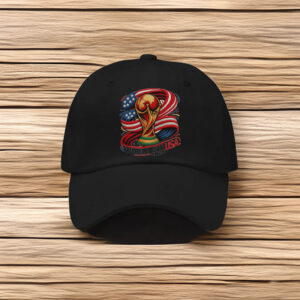 Soccer Trophy Flag World Cup USA 2026 Hat