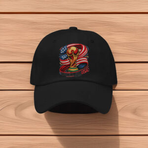 Soccer Trophy Flag World Cup USA 2026 Hat