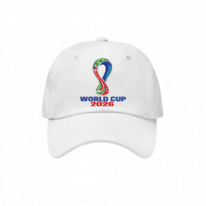 Soccer Trophy Machine Embroidery World Cup 2026 Hat