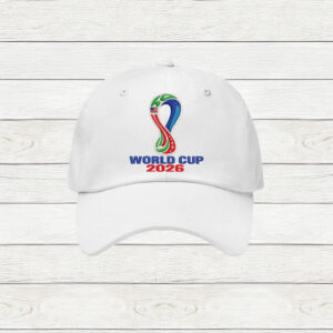 Soccer Trophy Machine Embroidery World Cup 2026 Hat