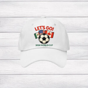 Soccer USA Canada Mexico “Let’s Go” 2026 World Cup Embroidery Hat