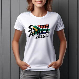 South Africa 2026 Soccer Brush Graphic Shirt