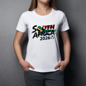 South Africa 2026 Soccer Brush Graphic Shirt