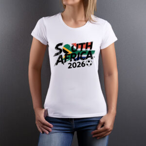 South Africa 2026 Soccer Brush Graphic Shirt