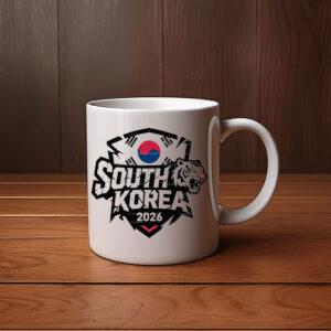South Korea 2026 Tiger Soccer Mug