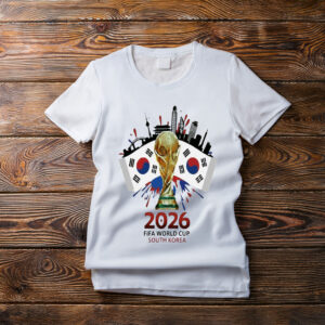 South Korea FIFA World Cup 2026 Trophy Graphic Shirt