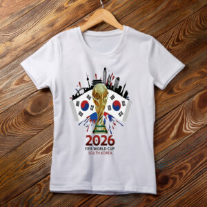 South Korea FIFA World Cup 2026 Trophy Graphic Shirt