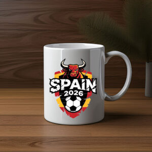 Spain 2026, Bull Soccer Mug