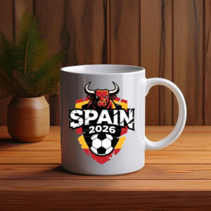 Spain 2026, Bull Soccer Mug