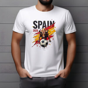 Spain 2026 Bull Soccer World Cup Shirt