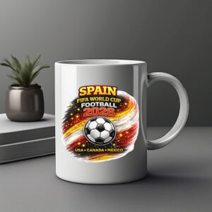 Spain FIFA World Cup Football 2026 Coffee Mug