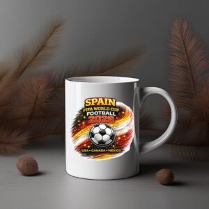 Spain FIFA World Cup Football 2026 Coffee Mug