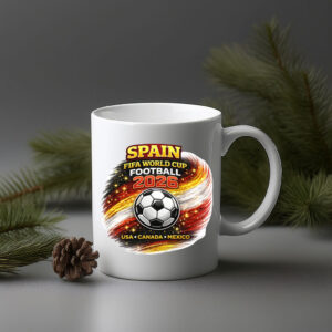 Spain FIFA World Cup Football 2026 Coffee Mug