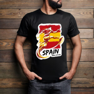 Spain World Cup 2026 Football Action Shirt
