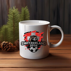 Switzerland 2026 Bear Soccer Mug