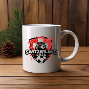 Switzerland 2026 Bear Soccer Mug