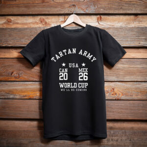 Tartan Army Scotland Football Supporter Tee