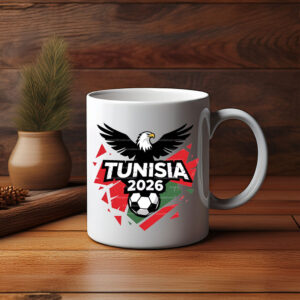 Tunisia 2026 Eagle Soccer Mug