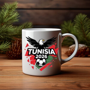 Tunisia 2026 Eagle Soccer Mug