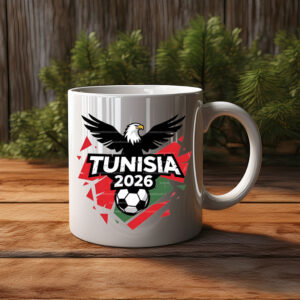 Tunisia 2026 Eagle Soccer Mug