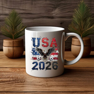 USA 2026 Eagle Soccer Mug