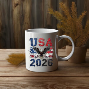 USA 2026 Eagle Soccer Mug