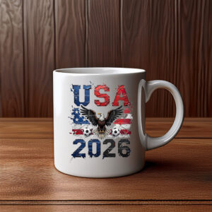 USA 2026 Eagle Soccer Mug