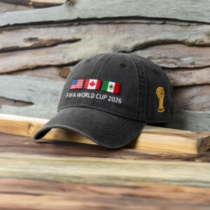 USA Canada Mexico Flags FIFA World Cup 2026 Hat