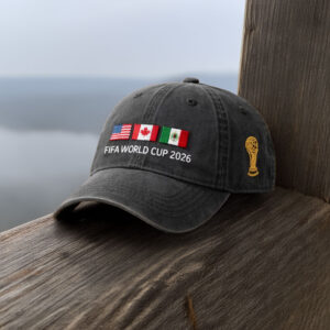 USA Canada Mexico Flags FIFA World Cup 2026 Hat