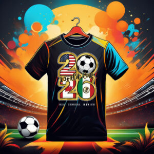 USA Canada Mexico Soccer World Cup 2026 T-Shirt