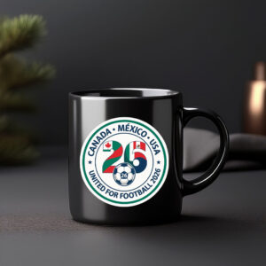 USA Canada Mexico World Cup 2026 Round Emblem Mug