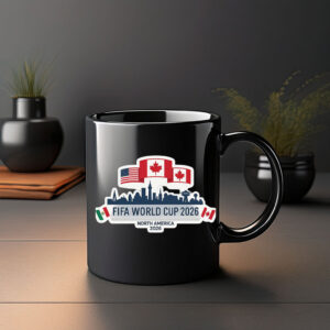USA Canada Mexico World Cup 2026 Skyline Mug