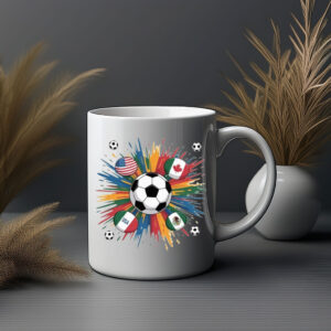 USA Canada Mexico World Cup 2026 Soccer Mug