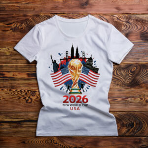 USA FIFA World Cup 2026 Trophy Graphic Shirt