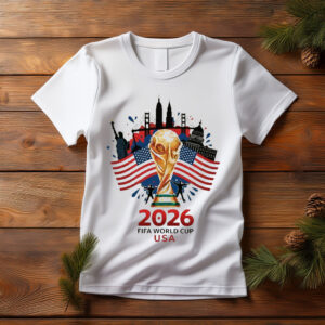 USA FIFA World Cup 2026 Trophy Graphic Shirt