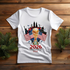 USA FIFA World Cup 2026 Trophy Graphic Shirt