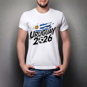 Uruguay 2026 Soccer Brush Lettering T-Shirt