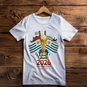 Uruguay FIFA World Cup 2026 Trophy Graphic Shirt