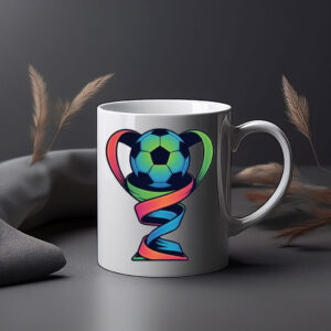 World Cup 2026 Color Ribbon Trophy Coffee Mug