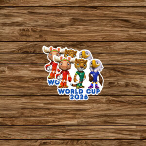 World Cup 2026 Color Splash Graffiti Soccer Sticker