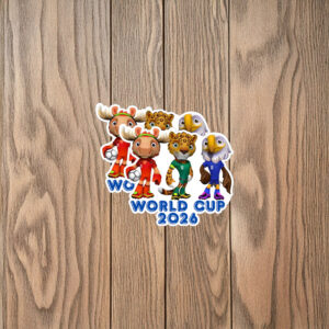 World Cup 2026 Color Splash Graffiti Soccer Sticker