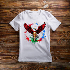 World Cup 2026 Eagle Trophy Patriotic Shirt