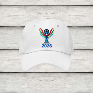 World Cup 2026 Embroidered Trophy Soccer Hat